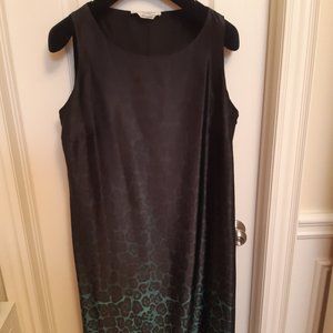 Marina Rinaldi Silk Shift Sleeveless Dress 16W